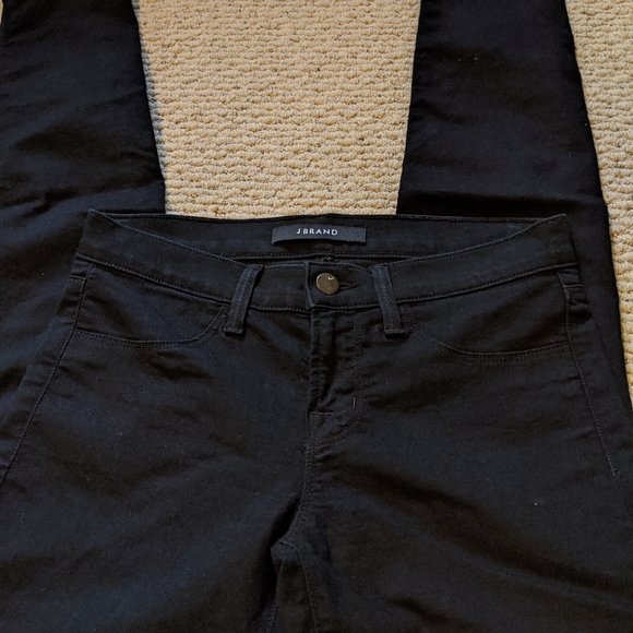 J BRAND Supper Skinny Jeans in Pitch Black - Picture 8 of 8